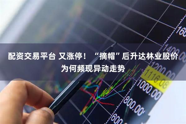 配资交易平台 又涨停！ “摘帽”后升达林业股价为何频现异动走势